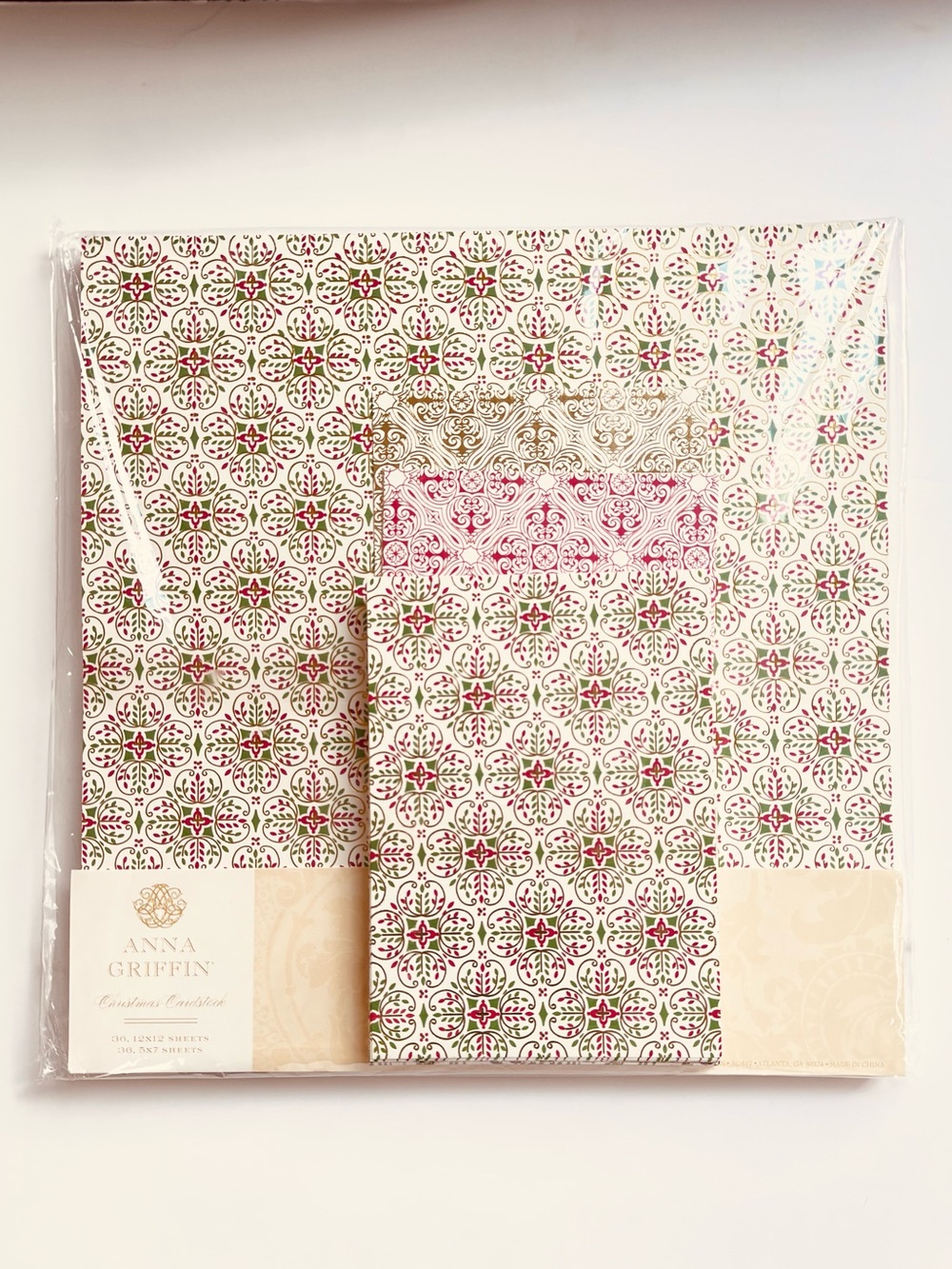 Anna Griffin Christmas Cardstock Set